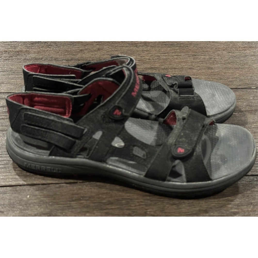 Merrell Sandals Black Vivacious Women's Size 10 Open Toe Hiking Sandals